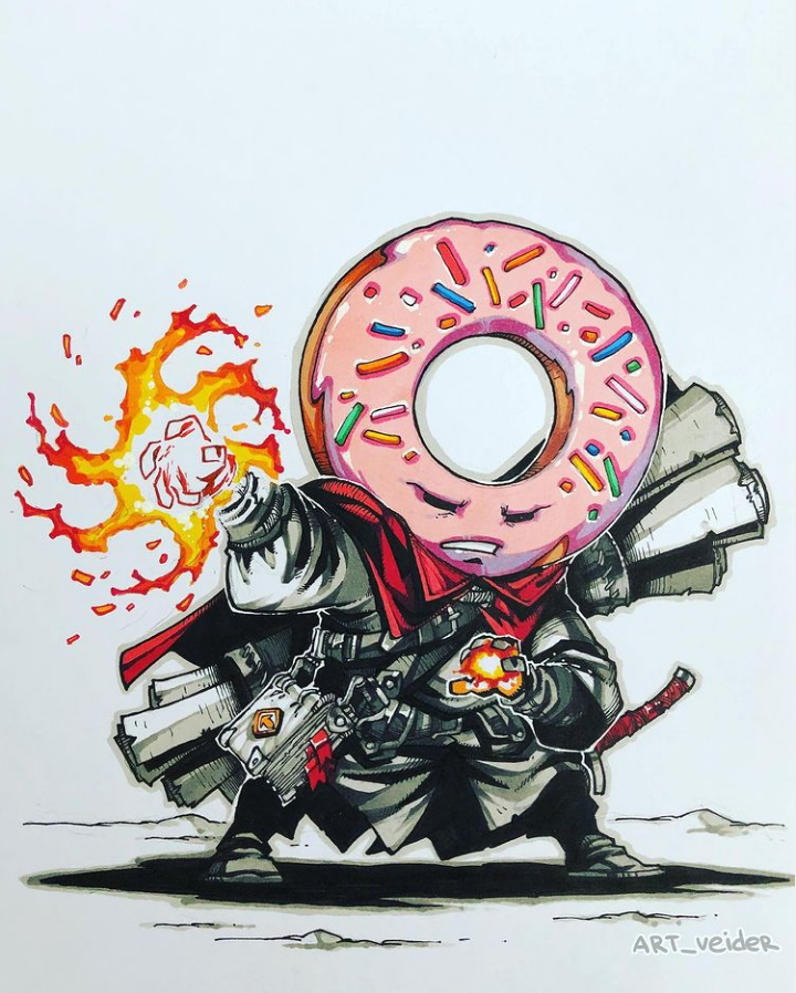 Food fight! - Donut Battle Mage